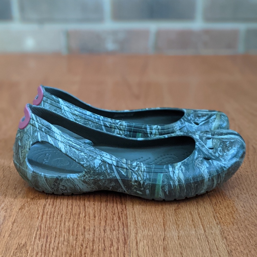 Crocs Kadee Realtree Camo Print Ballet Flats Max 5